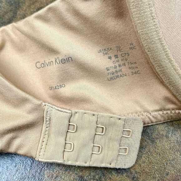 Calvin Klein Tan Bra 34C - Picture 4 of 9
